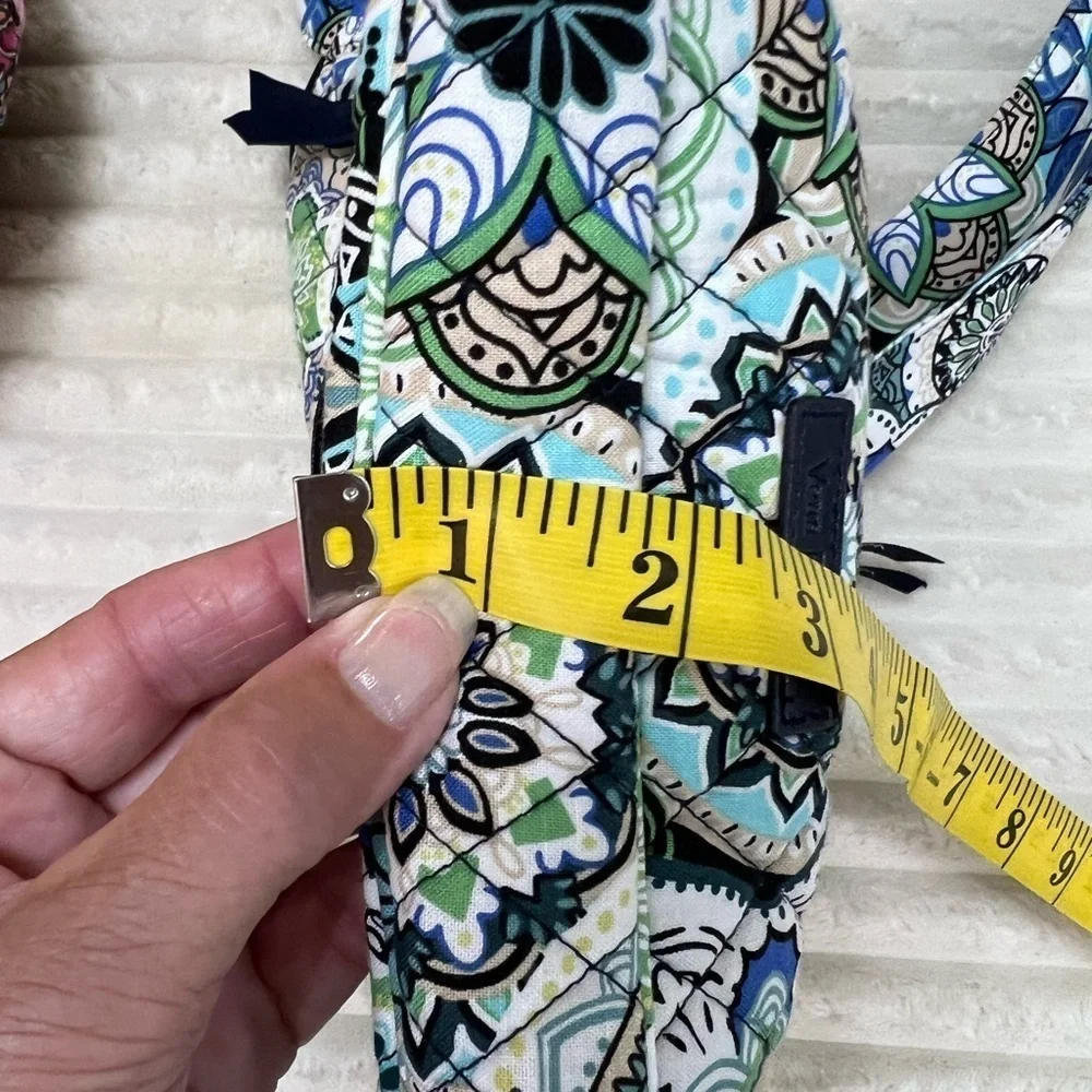 Vers Bradley Sketched Medallion Pattern Hipster Bag Color Blue, Green,White &Tan